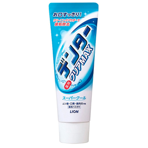 LION Dentor Clear MAX Зубная паста Зубная паста с микропудрой для защиты от кариеса с ароматом освежающей мяты, 140 гр.