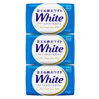 KAO White Увлажняющее крем-мыло для тела с ароматом белых цветов 3 х 130 гр.