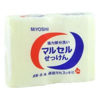 MIYOSHI Laundry Soap Мыло для точечного застирывания стойких загрязнений, 140 гр х 2 шт.