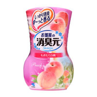 KOBAYASHI Oheyano Shoshugen Жидкий дезодорант для комнаты с ароматом персика 400 мл.