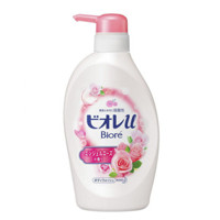 KAO Biore Мягкое пенное мыло для всей семьи, нежный аромат розы 480 мл.