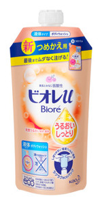 KAO Biore Мягкое пенное мыло для всей семьи с увлажняющим эффектом фруктово-цветочный аромат (сменная упаковка), 340 мл.