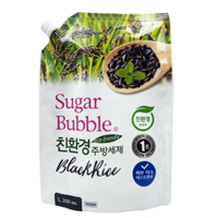 Sugar Bubble Экологичное средство для мытья посуды черный рис, 1200 мл.