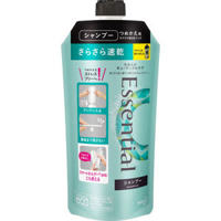 KAO Essential Smart  Шампунь для защиты волос при сушке феном, с освежающим аква-цветочным ароматом (мягкая упаковка) 340 мл.