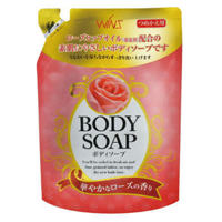 Nihon Wins Body Крем-мыло для тела с розовым маслом и богатым ароматом (сменная упаковка) 400 мл.