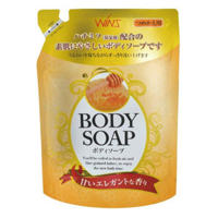 Nihon Wins Body Увлажняющее крем-мыло для тела с мёдом (мягкая упаковка) 400 мл.