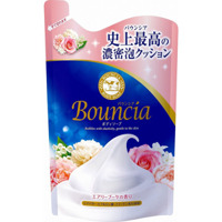 Cow Bouncia Milky Увлажняющее мыло для тела со сливками и коллагеном, с ароматом роскошного букета (сменная упаковка) 400 мл.