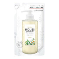 Kose Cosmeport Bioliss Botanical Восстанавливающий кондиционер для поврежденных волос, с цветочно-фруктовым ароматом (мягкая упаковка), 340 мл.