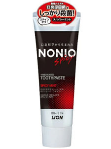 Lion Nonio Профилактическая зубная паста для удаления неприятного запаха, отбеливания, очищения и предотвращения появления и развития кариеса, аромат пряностей и мяты, 130 гр.