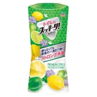 Earth Sukki-ri! Японский жидкий дезодорант-ароматизатор для помещений с фруктовым ароматом "Премиальный цитрус", 400 мл.