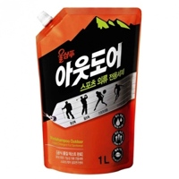Aekyung Wool Shampoo Жидкое средство для стирки одежды с мембраной (спортивная, для активного отдыха) (мягкая упаковка) 1000 мл.