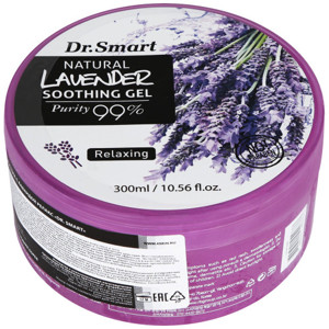 Dr.Smart Lavender Soothing Gel Гель для лица и тела многофункциональный с лавандой, релакс, 300 мл.