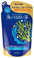 KRACIE Umi No Uruoi Sou Увлажняющий шампунь с экстрактами морских водорослей (сменная упаковка), 400 мл.