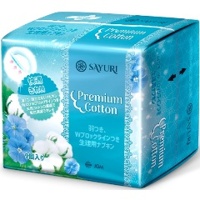Sayuri Premium Cotton Прокладки гигиенические супер 24 см., 9 шт.