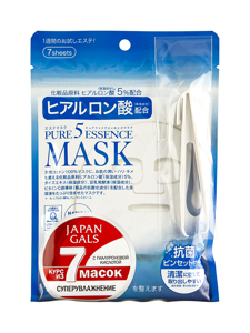 JAPAN GALS Pure5 Essence Маска с гиалуроновой кислотой 7 шт.