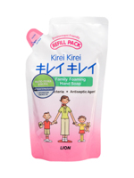 Lion Kirei Kirei Мыло-пена для рук Воздушное мыло (сменная упаковка), 200 мл.
