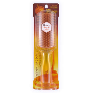 VESS Honey Brush Щетка массажная для увлажнения и придания блеска волосам с мёдом и маточным молочком пчёл (большая)