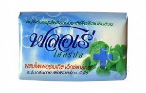 CJ Lion Flore Herbal Bar Soap Mыло туалетное, антибактериальное, экстракт Бетеля, 80 гр.