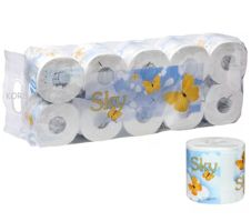 GOTAIYO Sky Трехслойная туалетная бумага с ароматом ментола (в индивидуальной упаковке) 42 м., 10 рулонов