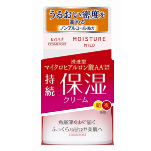 KOSE Cosmeport «Moisture Mild White» Увлажняющий нежный крем для лица, с коллагеном и гиалуроновой кислотой 60 гр.