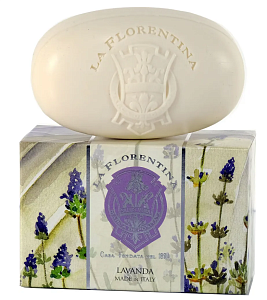 La Florentina Bath Soap Lavender Мыло для тела с маслом ши, оливковым маслом и экстрактом Лаванды 300 гр.