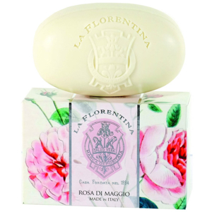 La Florentina Bath Soap Rose of May Мыло для тела с маслом ши, оливковым маслом и экстрактом Майской розы 300 гр.