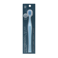 ШИРОКАЯ 6-рядная зубная щётка c тонкими щетинками и современной ручкой (мягкая), цвет голубой