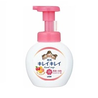 LION Kirei Kirei Жидкое мыло-пенка для рук с ароматом апельсина для детей и взрослых с антибактериальным эффектом 250 мл.