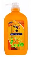 KUMANO YUSHI Kakishibu Rinse in Shampoo Шампунь-кондиционер для волос против перхоти и неприятного запаха, с экстрактом хурмы, 600 мл.