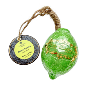 Натуральное СПА мыло фруктовое, фигурное, ручной работы - Зеленый лимон 110 гр., арт. 562594