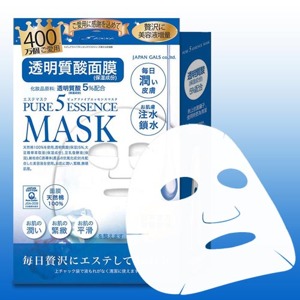 JAPAN GALS Pure5 Essence Маска с гиалуроновой кислотой 30 шт.