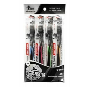 Nano Charcoal Toothbrush Set :   c       (   ), 4 ./.